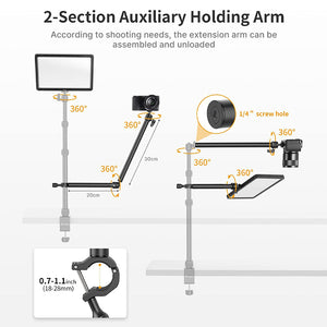 Ulanzi VIJIM LS04 Flexible Arm - 2-Section Auxiliary Arm with 360° Adjustment.