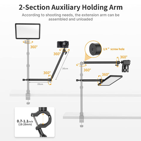 VIJIM LS04 Flexible Arm Professional Live Streaming Stand Equipment