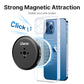 Ulanzi R101 magnetic mount showcasing strong magnetic pull on iPhone.