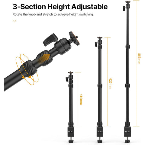 VIJIM LS10 Adjustable Camera Desk Mount Table Stand