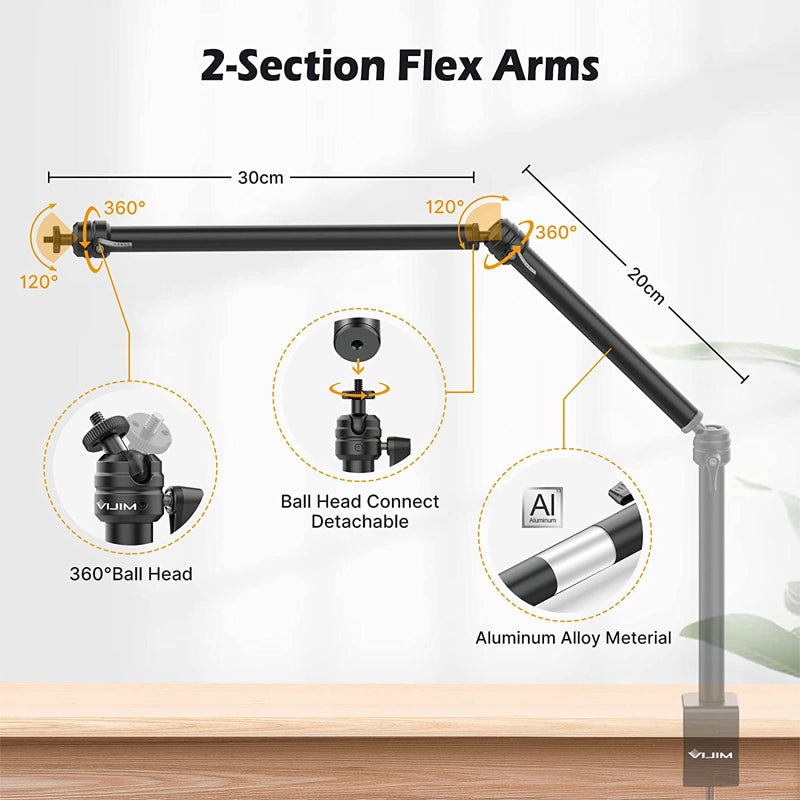 VIJIM LS06 Professional Live Streaming Arm (13.7")