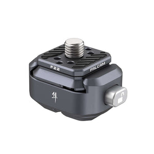 Ulanzi Falcam Adapter Plate with 1/4'' Thread to F22, Gray Metal Construction.