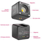 Ulanzi L2 waterproof LED light with controls and USB-C charging features.