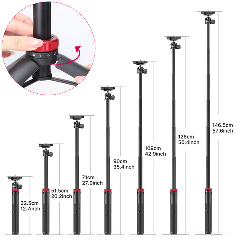 Ulanzi MT-44 Extendable Vlog Tripod (Upgrade)