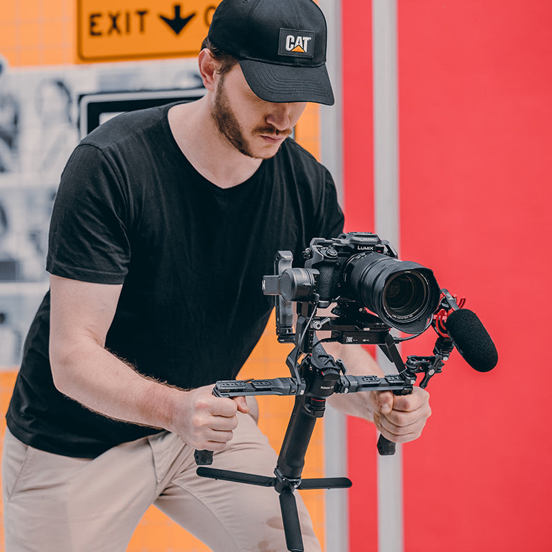 Quick-Release Dual Handheld Stabilizer | Ergonomic Grip