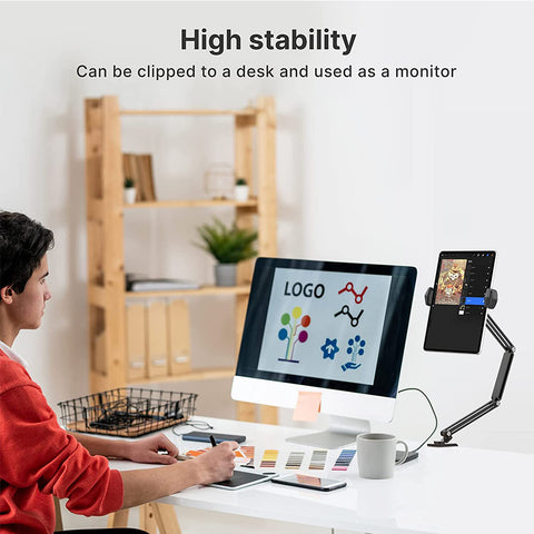 VIJIM Metal iPad Tablet Holder for Bed or Desk