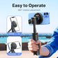 Ulanzi R101 magnetic mount on iPhone, demonstrating 360-degree rotation and ease of use.