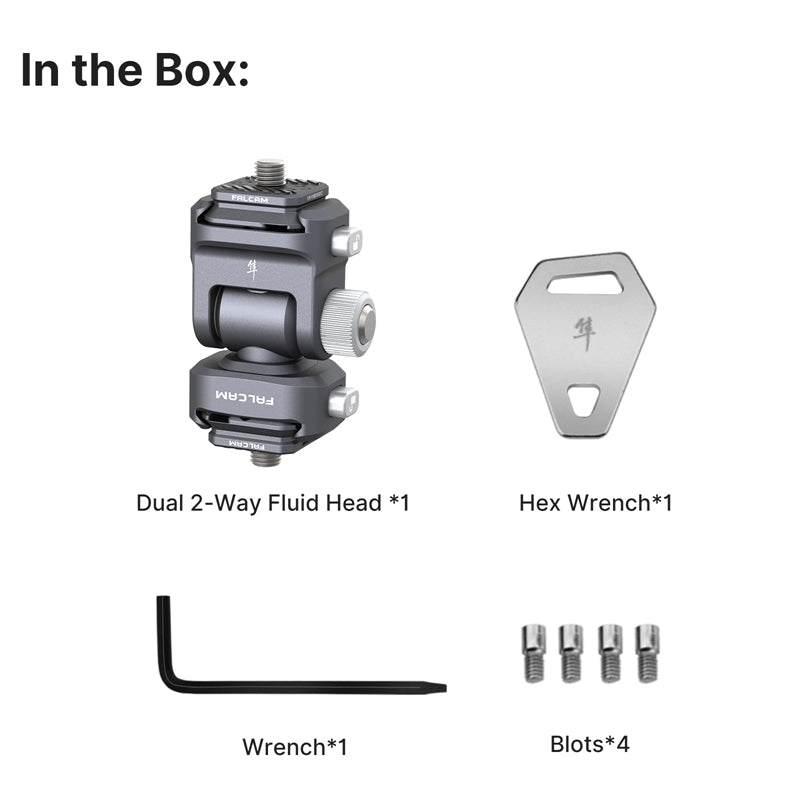 Falcam F22 Quick Release 2-Way Fluid Head