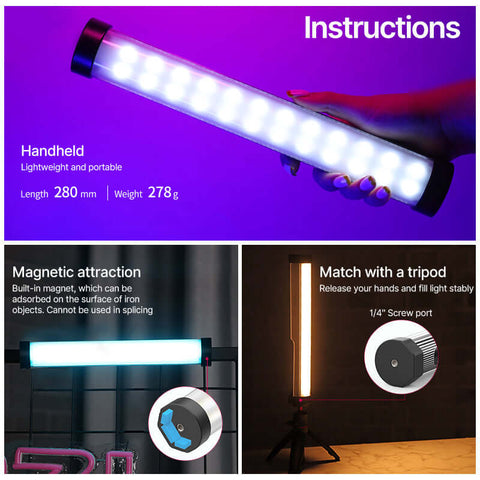 Ulanzi LED Full-Color Photography Light Wand