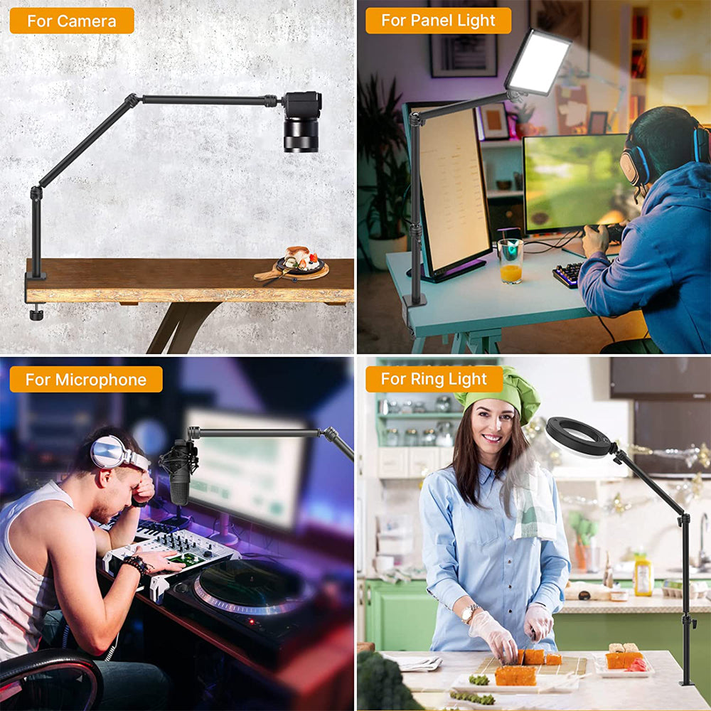 VIJIM LS08 Flexible Overhead Camera Mount Desk Stand