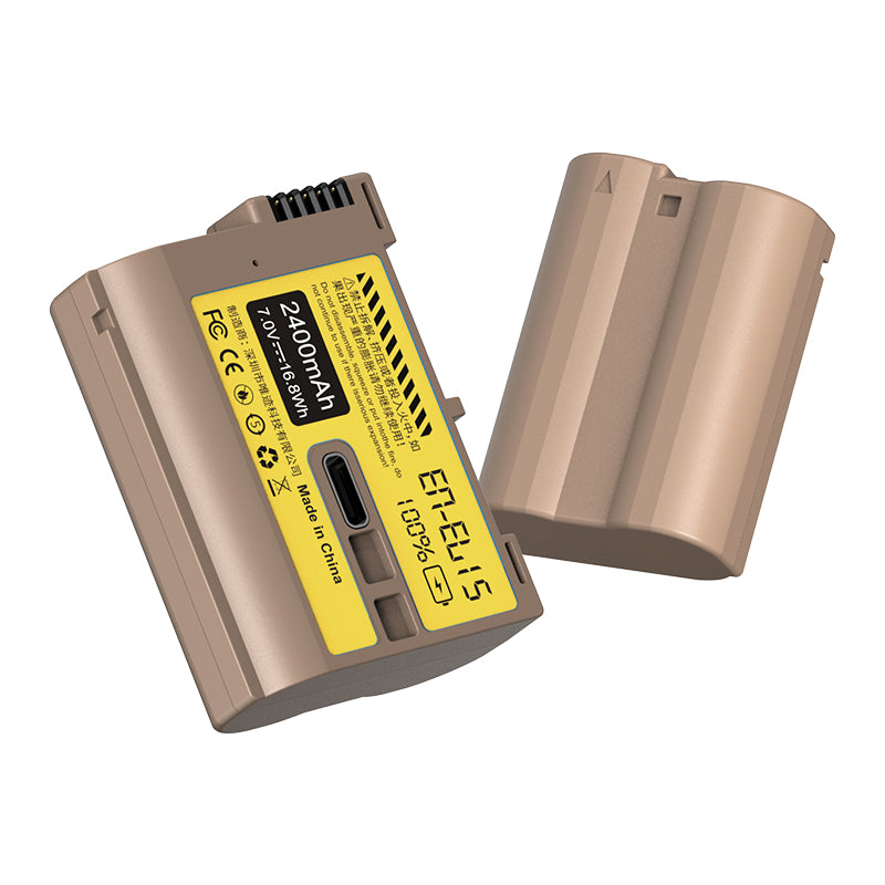 Ulanzi Nikon EN-EL15 Type Lithium-Ion Battery with USB-C Charging Port (2400mAh) 3288