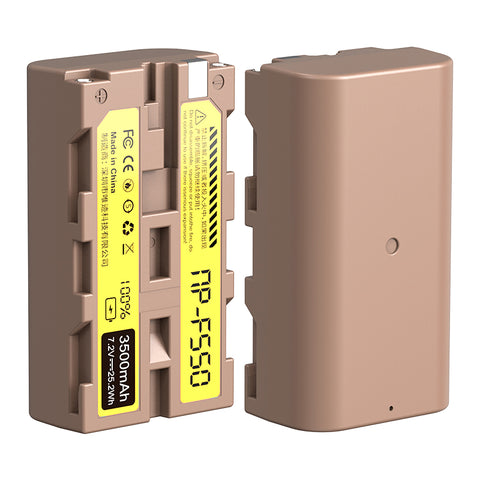 Ulanzi Sony NP-F550 Type Lithium-Ion Battery with USB-C Charging Port (3500mAh) 3283