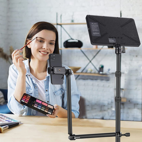 VIJIM LS11 Camera Mount Desk Stand with Auxiliary Holding Arm