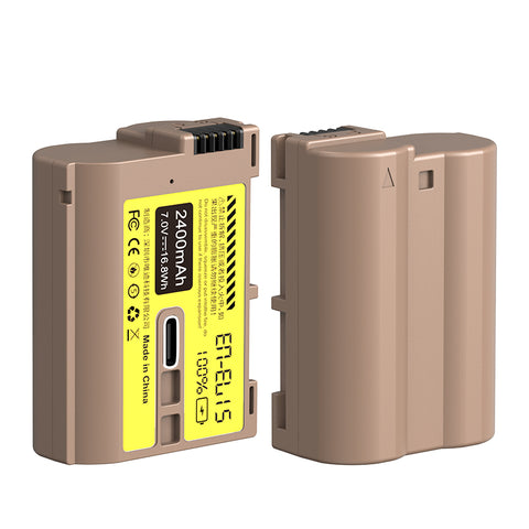 Ulanzi Nikon EN-EL15 Type Lithium-Ion Battery with USB-C Charging Port (2400mAh) 3288