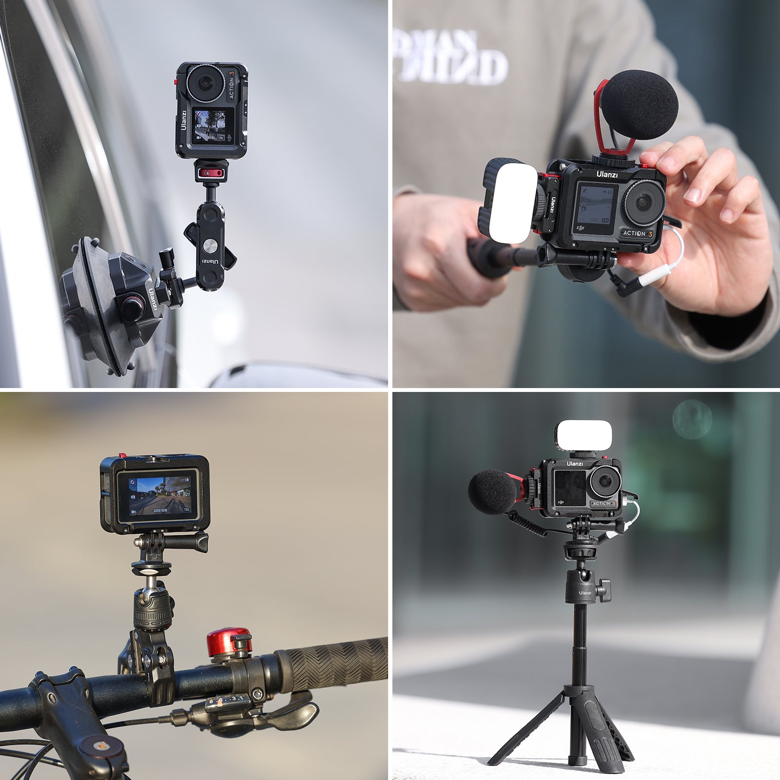 DJI Osmo Action 4 Camera Standard Combo with Vlog Wireless Mic Kit