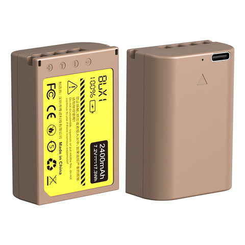Ulanzi Olympus BLX-1 Type Lithium-Ion Battery with USB-C Charging Port (2400mAh) 3287
