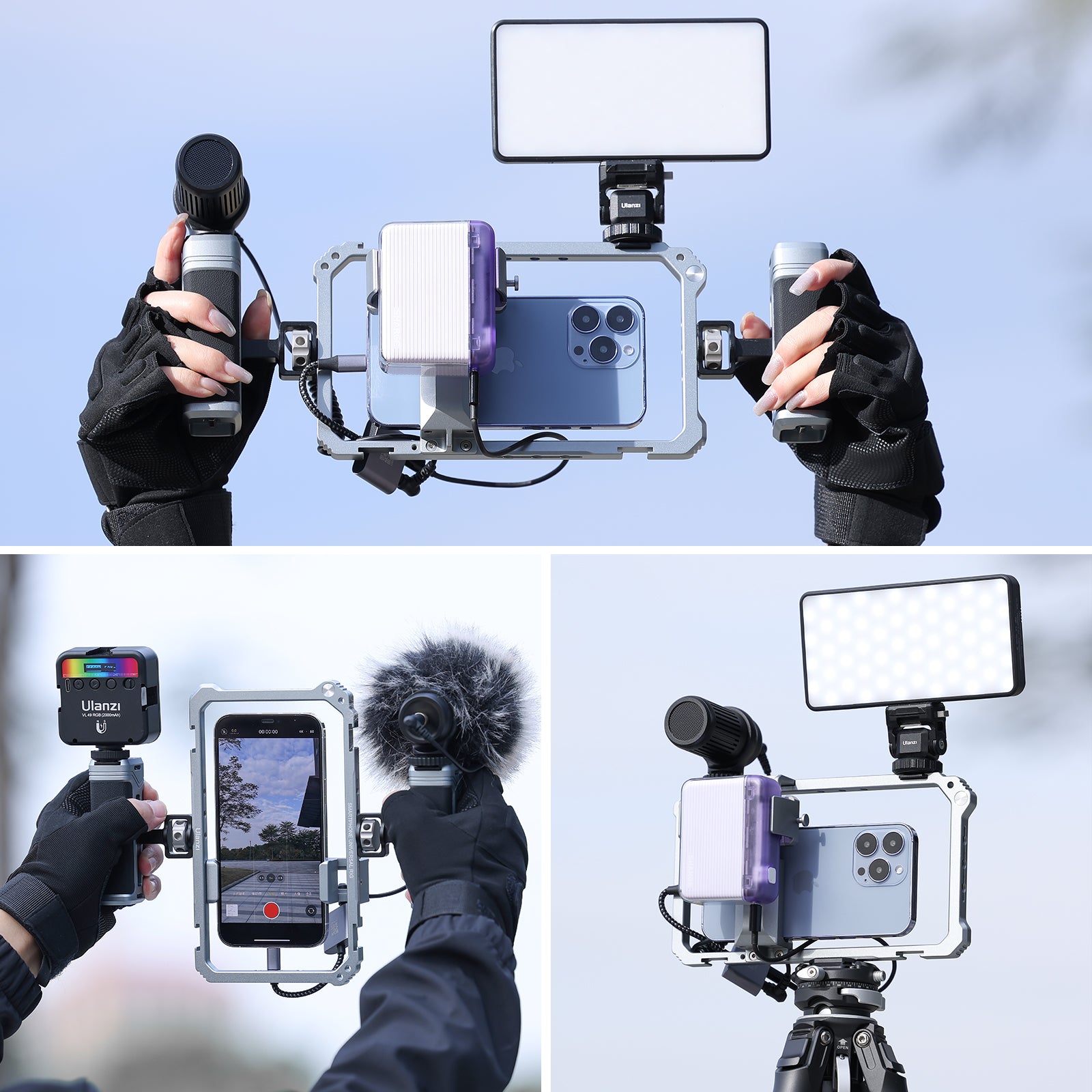 Plate-forme vidéo pour smartphone Ulanzi U-Rig Pro