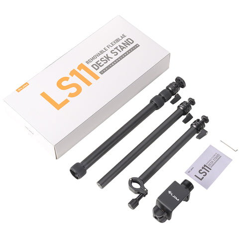 VIJIM LS11 Camera Mount Desk Stand with Auxiliary Holding Arm