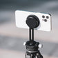 Ulanzi O-LOCK Phone Magnetic Sticker attached to smartphone on tripod