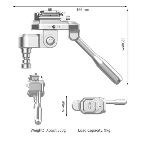 GearTree - 3-Way Pan/Tilt/Roll Head