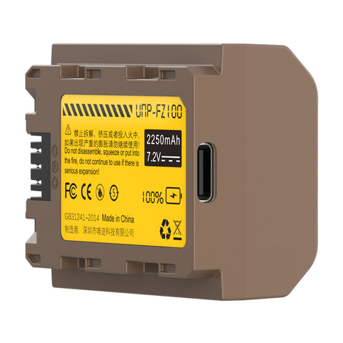Ulanzi Type-C NP-FZ100 Rechargeable Battery for Sony Digital Cameras