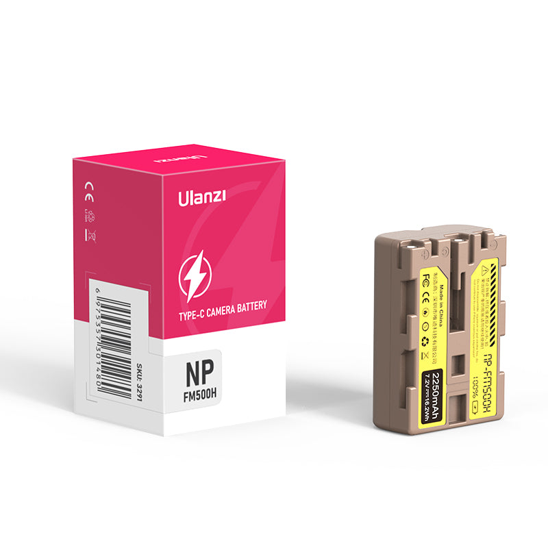 Ulanzi Snoy NP-FM500H Type Lithium-Ion Battery with USB-C Charging Port (2250mAh) 3291