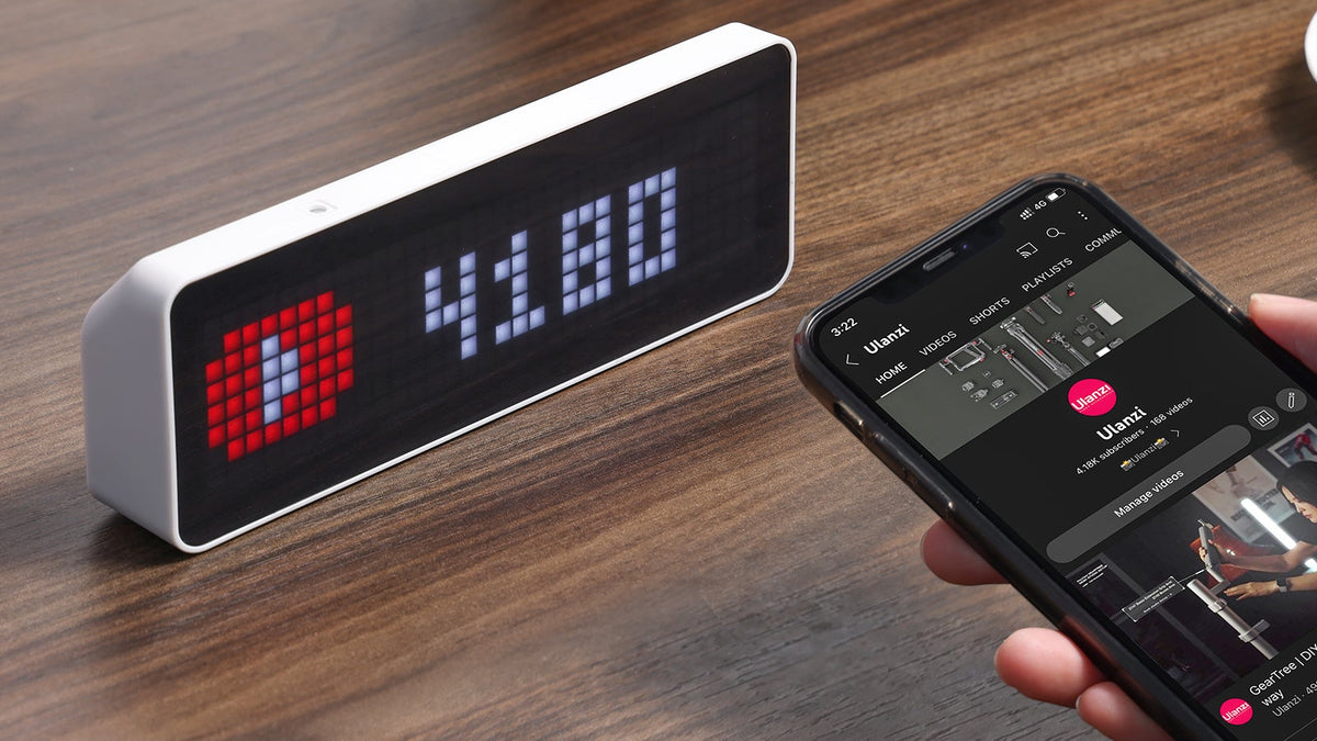Smartpixel Table Ulanzi TC001 | Smart Pixel Clock for Everyday Use