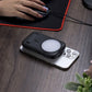 Ulanzi O-LOCK magnetic phone sticker on smartphone with a hand nearby.