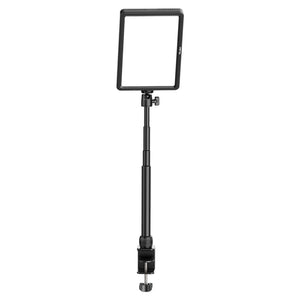 VIJIM K22 LED key light with adjustable height stand and clamp base for photography