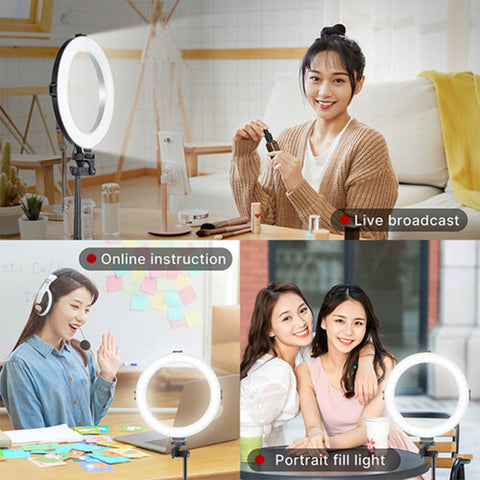 VIJIM Ring Light with Vlog Tripod Kit (Pair) 2209