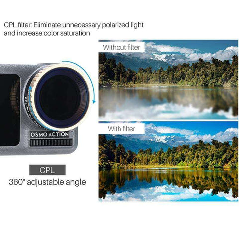 DJI Osmo Action ND Filters (ND8 ND16 ND32 ND64) - ULANZI Store