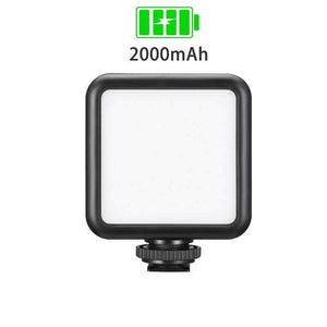 Ulanzi VL49 Mini LED Light with 2000mAh battery, perfect for on-camera video and photography.