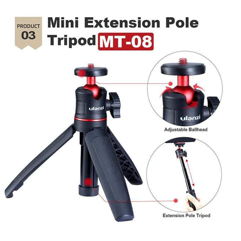 Ulanzi Phone Vlogging Super Extension Tripod Handle Outfit - ULANZI