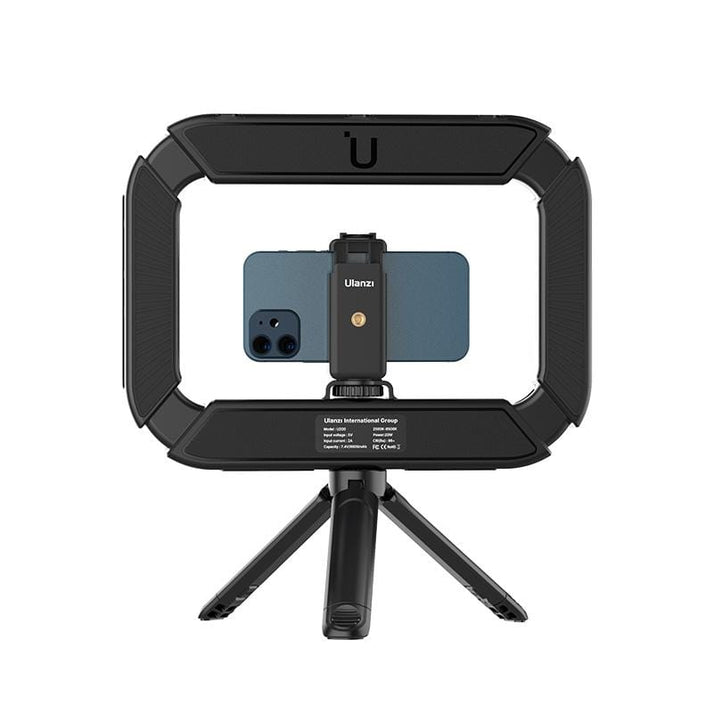 Bicolor LED Ring Light Rig | 8000mAh Portable Video