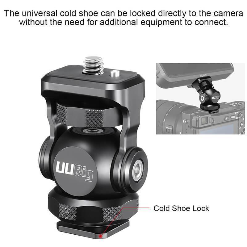 UURig R015 Cold Shoe Monitor Mount - ULANZI